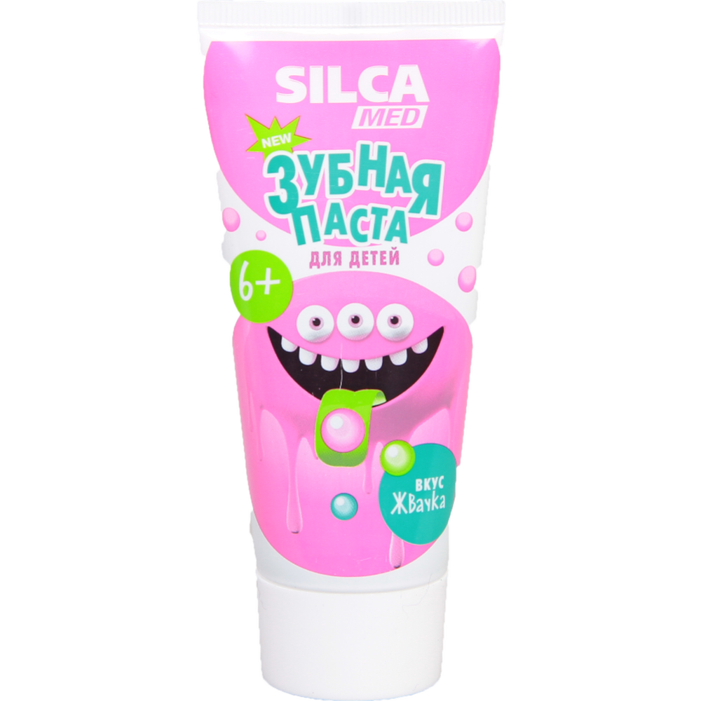Детская зубная паста «Silca Dent» со вкусом жвачки, 65 г.