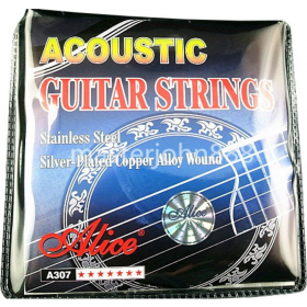 Ком­плект струн для аку­сти­че­ской гитары «Alice» A 307-SL