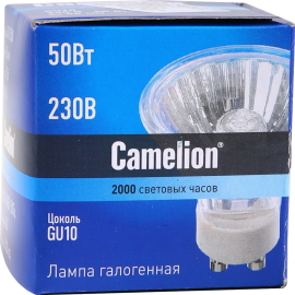 Лампа галогенная «Camelion» GU10 50W