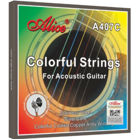 Ком­плект струн для аку­сти­че­ской гитары «Alice» A407-C-SL