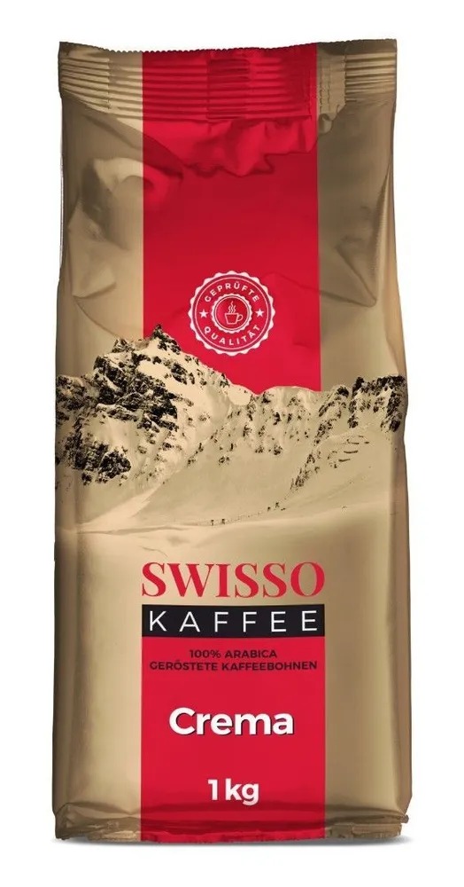 Кофе в зернах Swisso Kaffee Crema, 1 кг