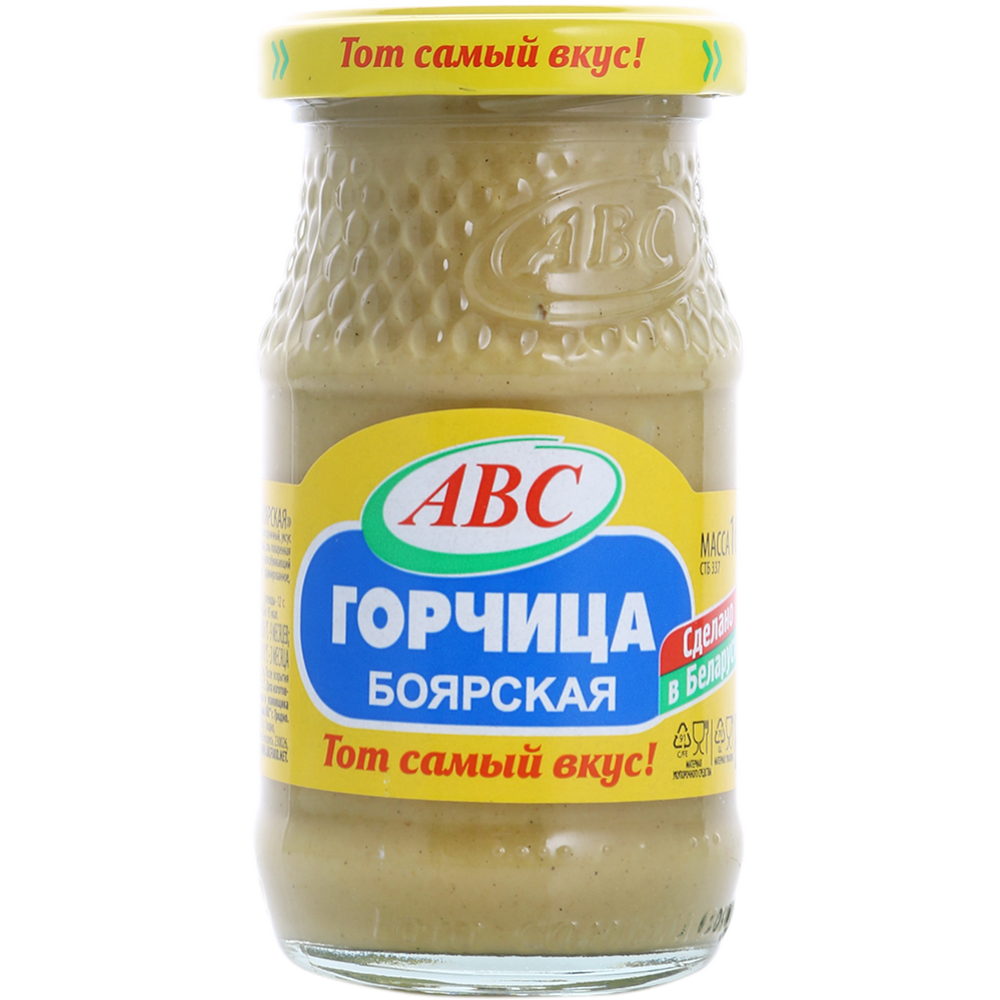 Горчица «ABC» Боярская, 160 г #0