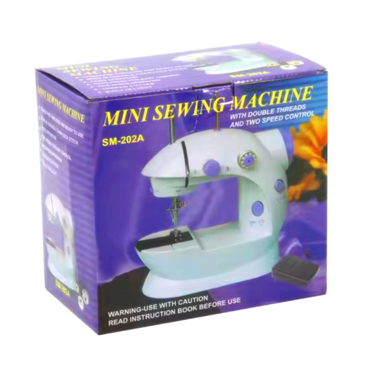 Швейная машинка портативная с адаптером Mini Sewing Machine Plus SM-202A