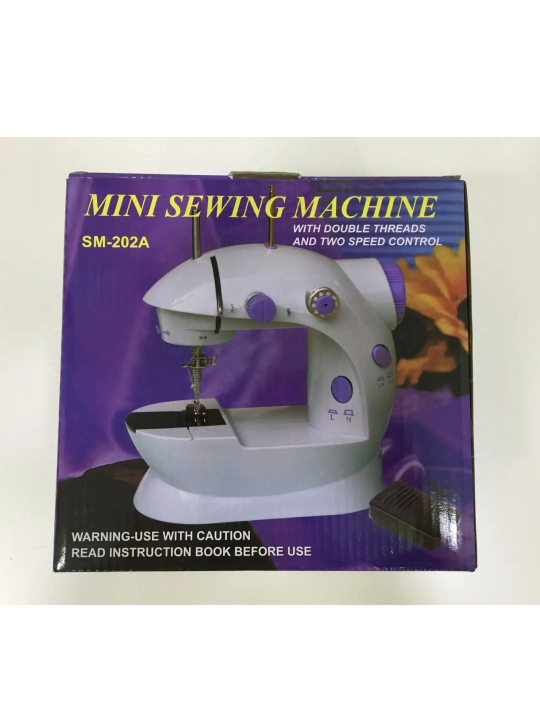 Швейная машинка портативная с адаптером Mini Sewing Machine Plus SM-202A