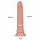 Фаллоимитатор на присоске телесный Dual-Layered Silicone Cock 19 см