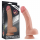 Фаллоимитатор на присоске с мошонкой телесный Dual-Layered Silicone Dildo 22 см