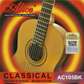 Ком­плект струн для клас­си­че­ской гитары «Alice» AC105BK-H