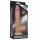 Фаллоимитатор на присоске с мошонкой Dual layered Liquid Silicone Nature Cock 21 см