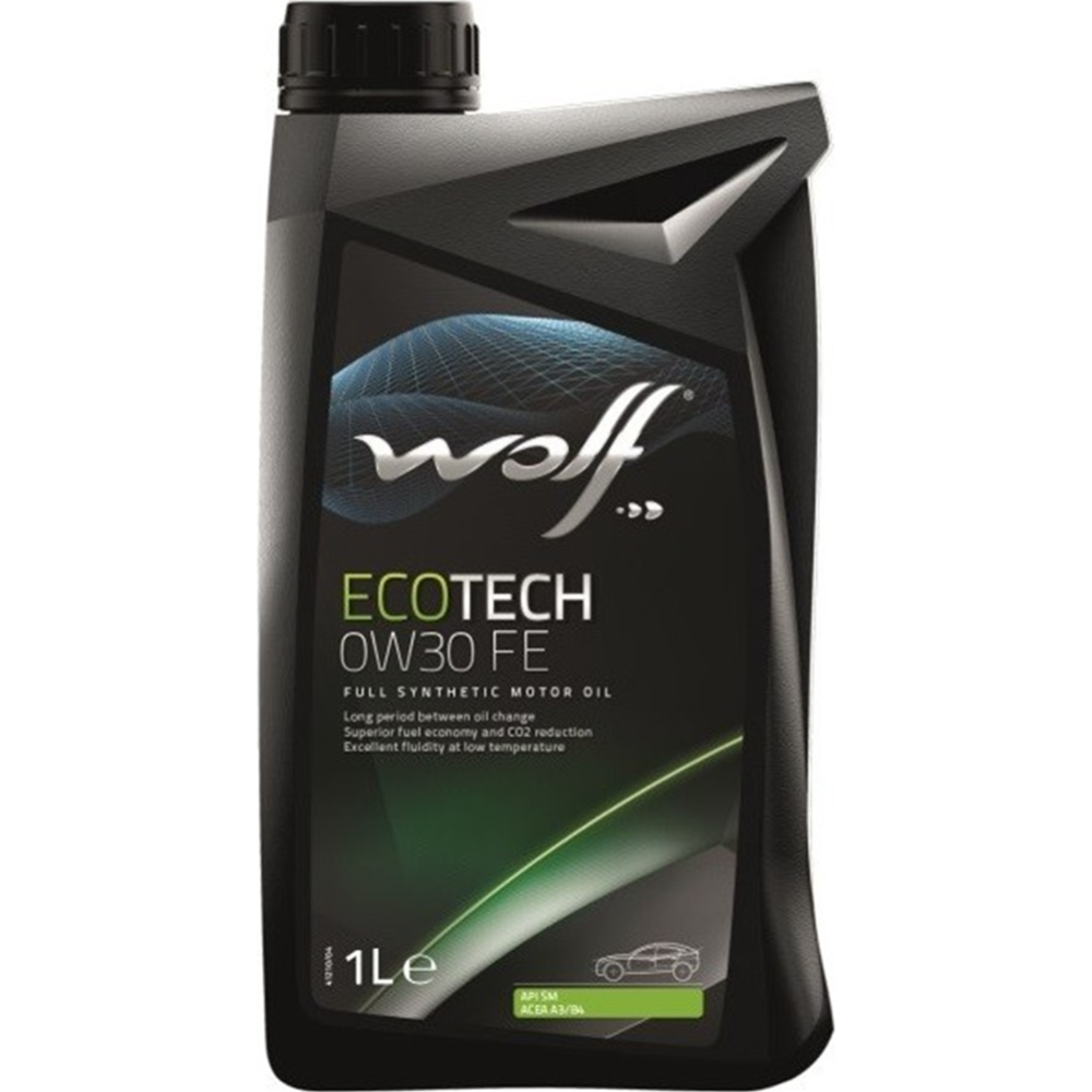 Картинка товара Масло моторное «Wolf» EcoTech, 0W-30 FE, 14105/1, 1 л