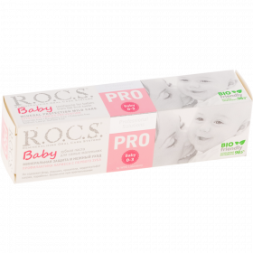  Дет­ская зубная паста «R.O.C.S.» Pro Baby, ми­не­раль­ная защита и нежный уход, 45 г