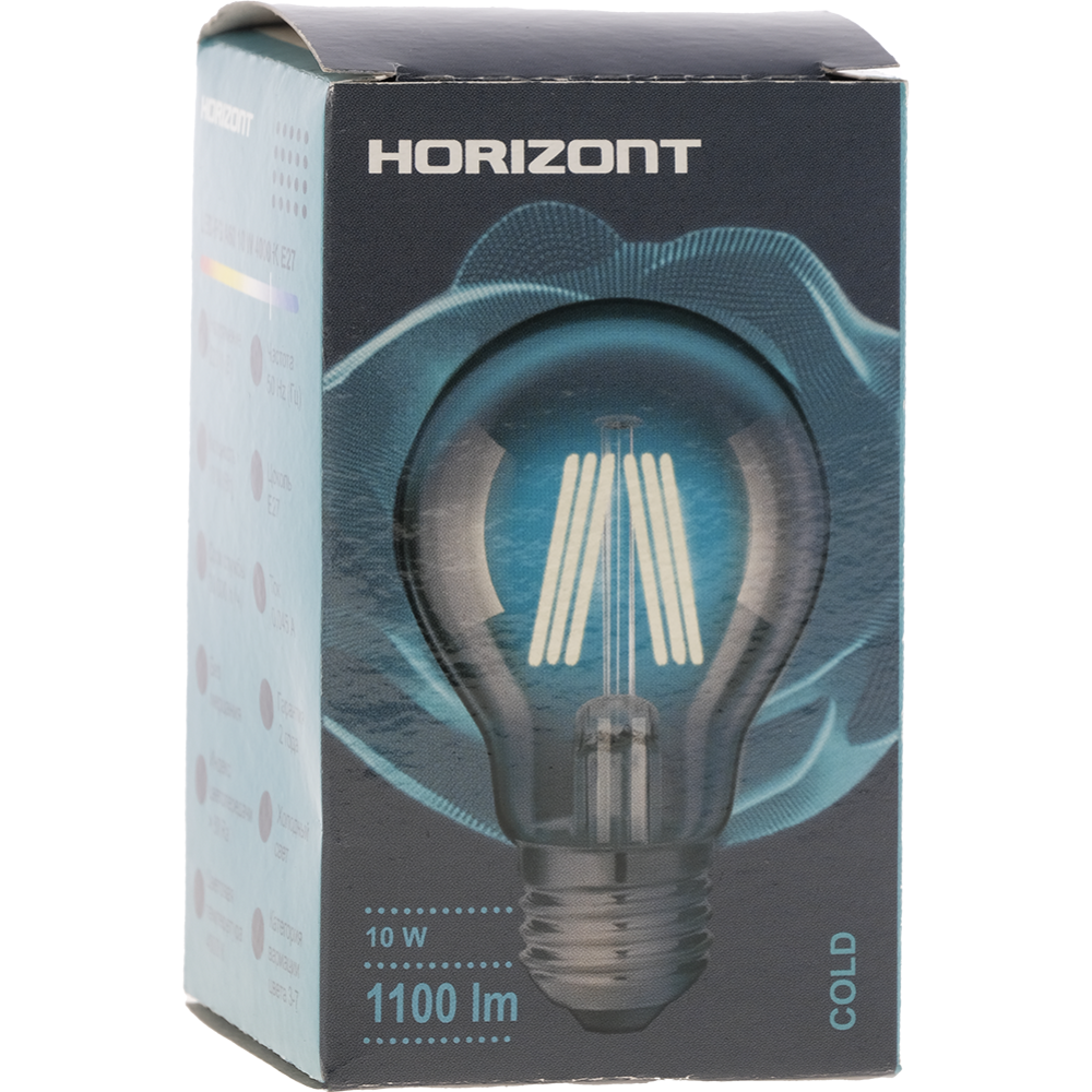 Лампа светодиодная «Horizont» LED-FG A60 10 W 4000K E27