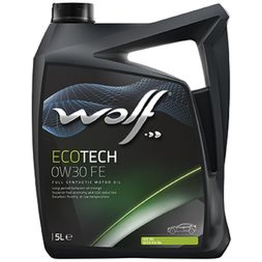 Масло моторное «Wolf» EcoTech, 0W-30 FE, 14105/5, 5 л