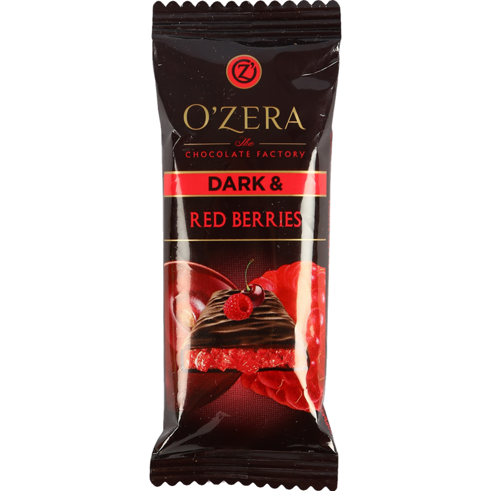 Шоколад «O'Zera» Red Berries, горький, 40 г