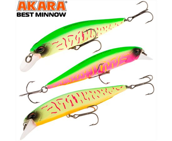 Воблер Akara Best Minnow 110 SP цвет A207/161