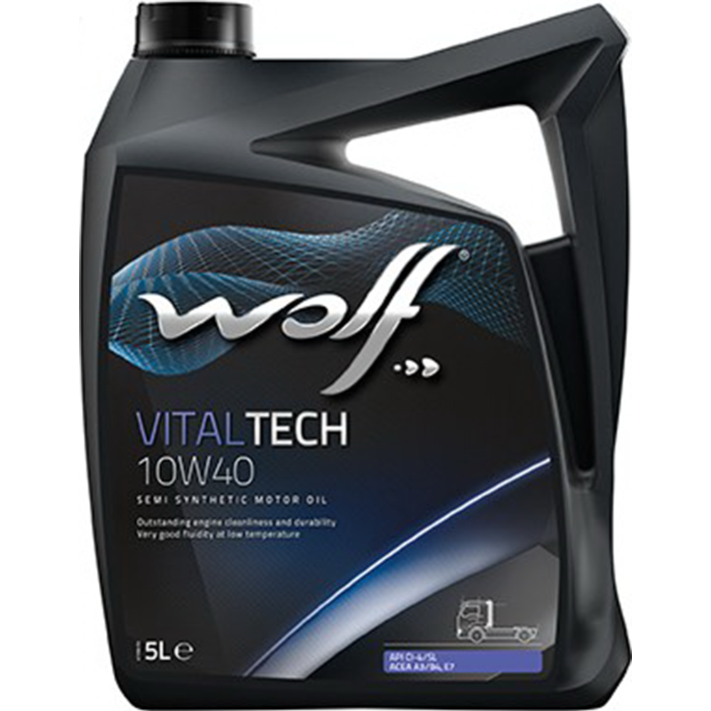 Картинка товара Масло моторное «Wolf» VitalTech, 10W-40, 14626/5, 5 л