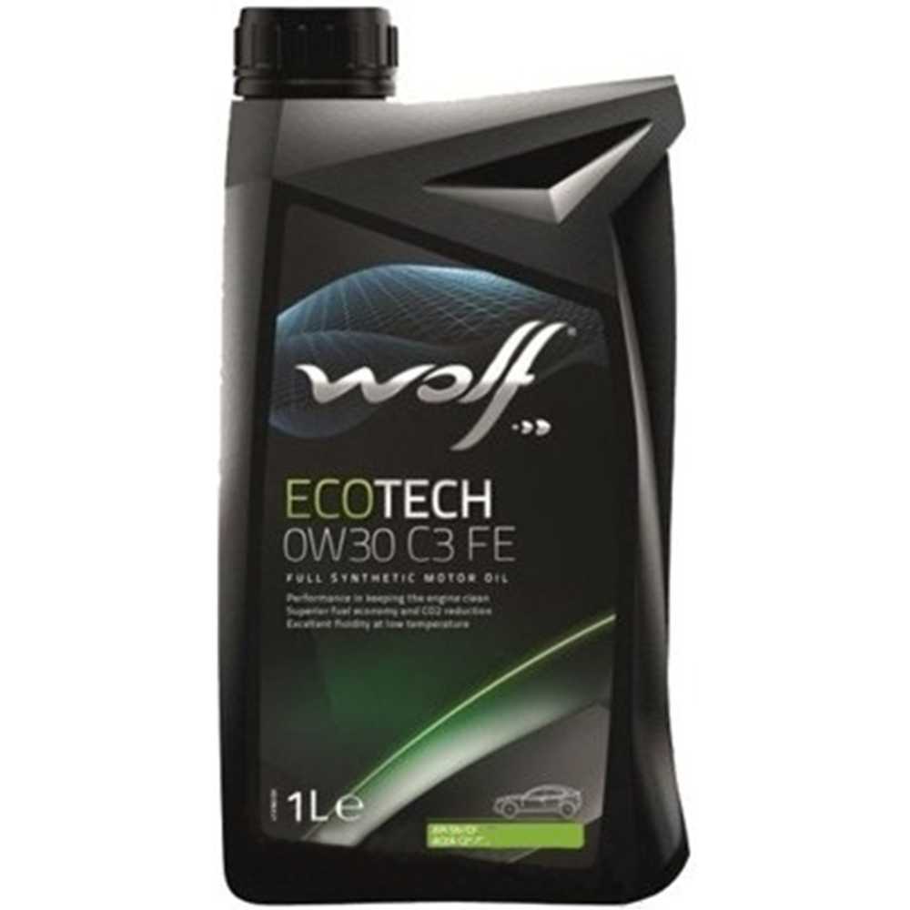 Картинка товара Масло моторное «Wolf» EcoTech, 0W-30, C3 FE, 16105/1, 1 л