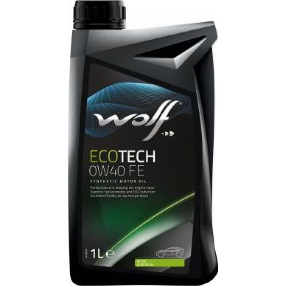 Картинка товара Масло моторное «Wolf» EcoTech, 0W-40 FE, 16106/1, 1 л