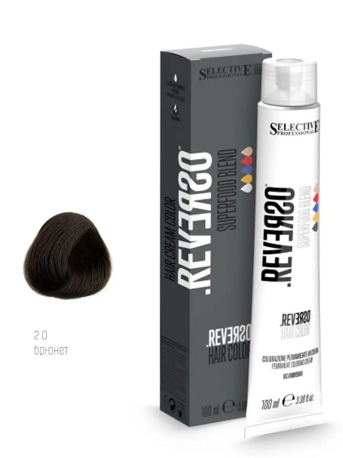 Крем-краска без аммиака Selective Professional - REVERSO Hair Color 2.0, 100 мл.