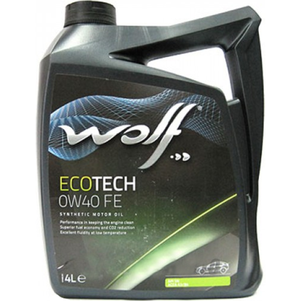 Картинка товара Масло моторное «Wolf» EcoTech, 0W-40 FE, 16106/4, 4 л