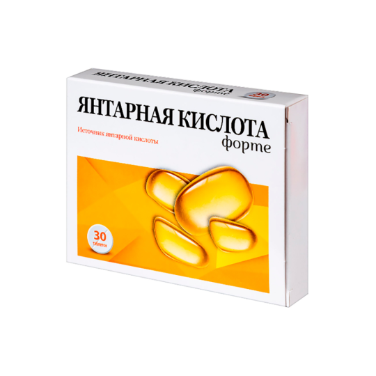 Vitamir Янтарная кислота Форте PRO таблетки №30