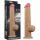 Рельефный фаллос с высоко посаженной мошонкой Lovetoy Silicone Cock 33 см