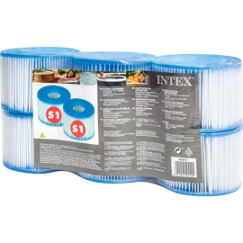 Фильтр-картридж для бассейна-джакузи «Intex» 29011, 6 шт