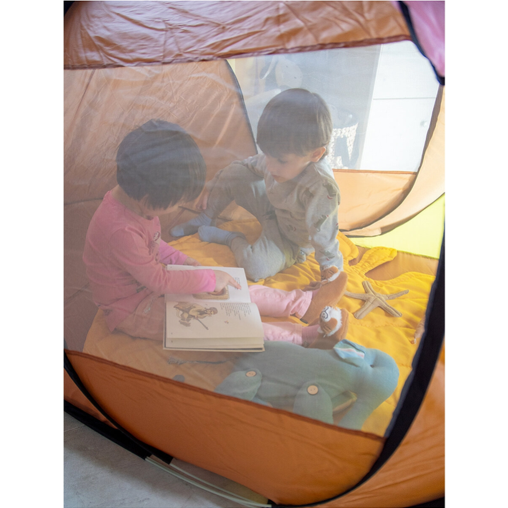 Детская игровая палатка «Фея Порядка» Берлога медвежонка, CT-065, коричневый/желтый #2