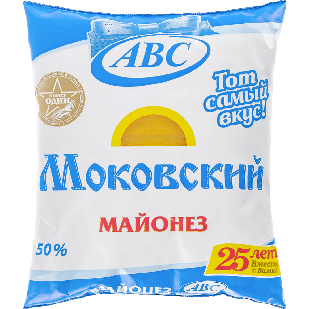 Майонез «АВС» Моковский 50%, 360 г #0