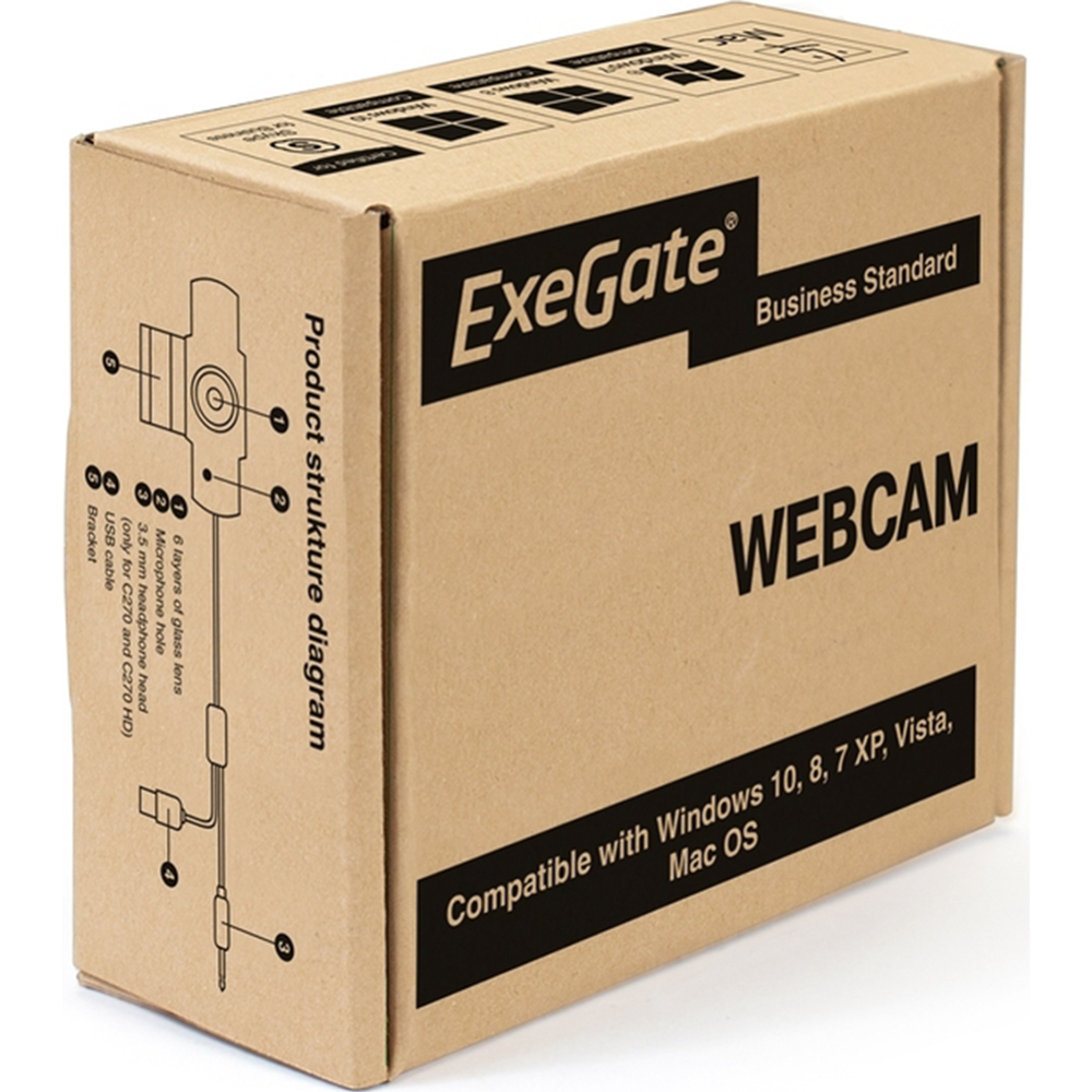 Web-камера «ExeGate» GoldenEye C270