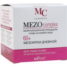 Мезокрем для лица «Белита» MEZOcomplex 60+, дневной, 50 мл