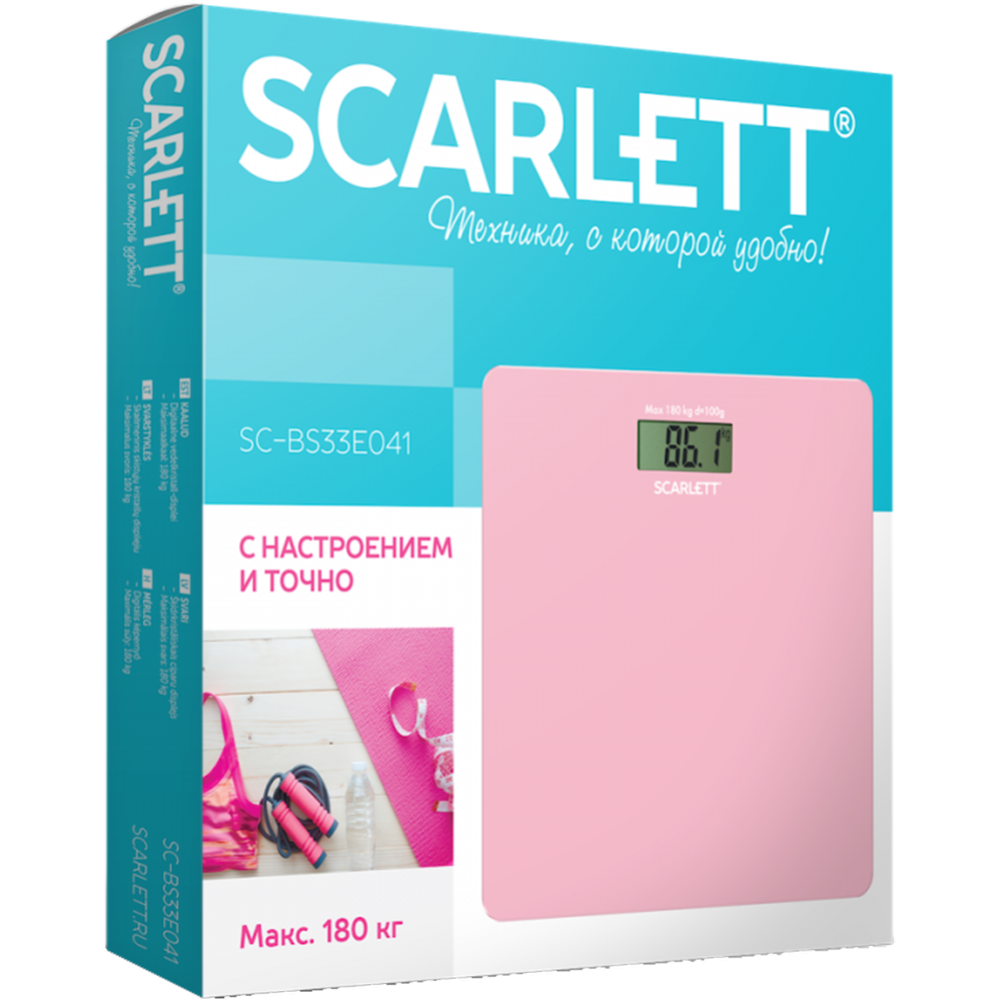 Весы напольные «Scarlett» SC-BS33E041