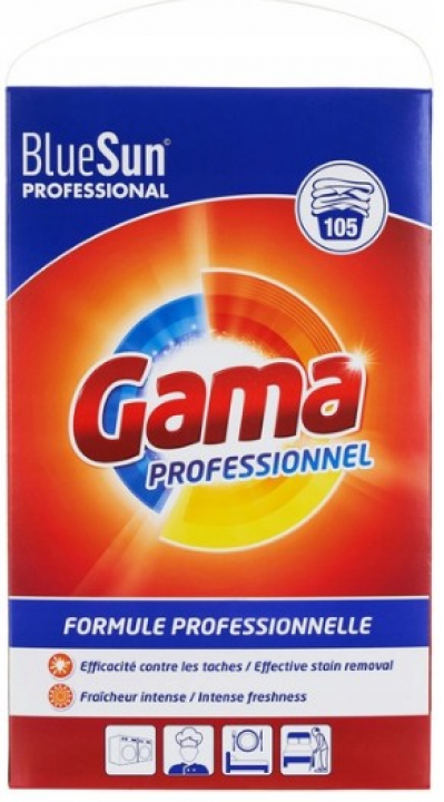 Стиральный порошок Gama Professionel (105 стирок), 6,825 кг