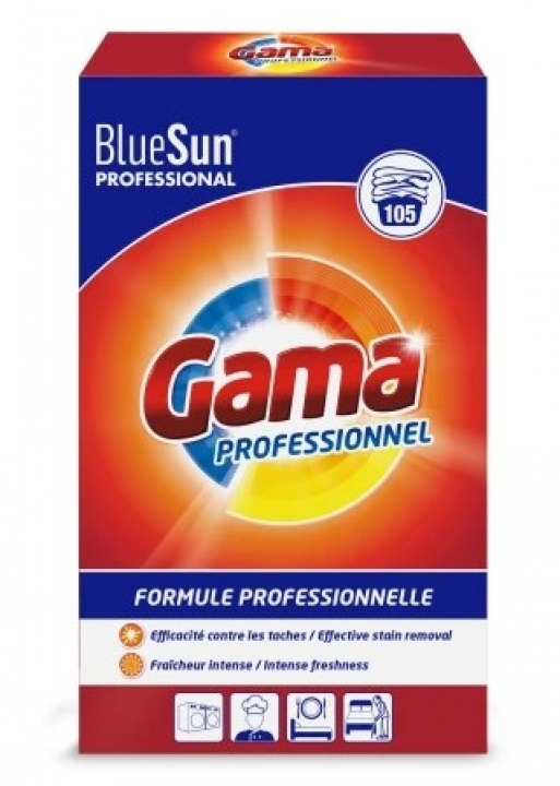 Стиральный порошок Gama Professionel (105 стирок), 6,825 кг