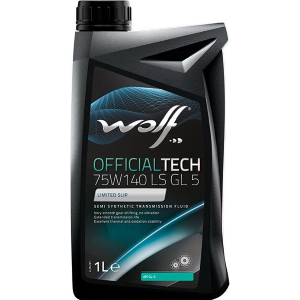 Трансмиссонное масло «Wolf» OfficialTech, 75W-140 LS GL 5, 2307/1, 1 л