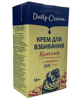 Крем для взбивания Dally Cream Классик 26% "Ваниль"