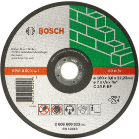 Диск от­рез­ной «Bosch» Expert, 2608600323, 180х3.0х22.23 мм