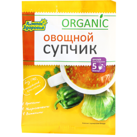 Суп-пюре «Organic» овощной, 30 г