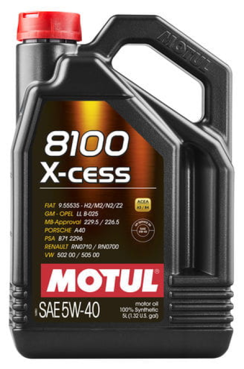 Масло моторное Motul Мотюль 8100 X-CESS 5W-40, 5л 102870