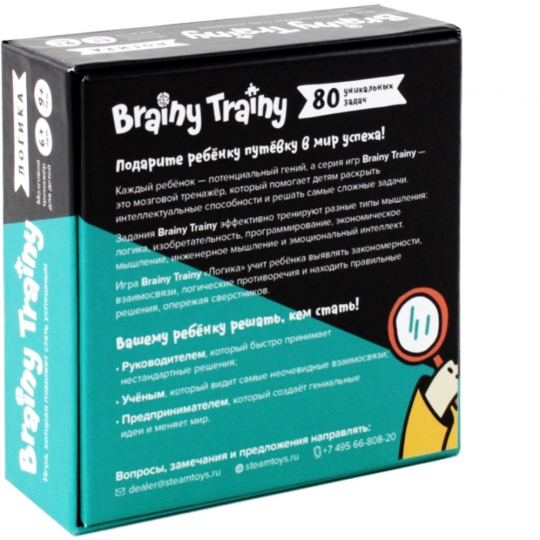 Игра-головоломка «Brainy Trainy» Логика, УМ266