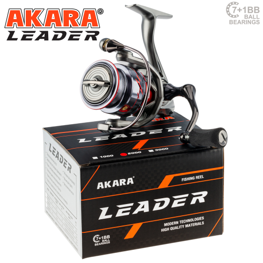 Катушка безынерционная Akara Leader 1000 7+1bb