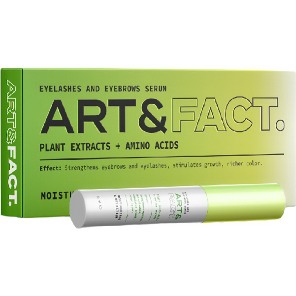 Сыворотка для ресниц «Art&Fact» Plant Extracts + Amino Acids, активатор роста, 13 мл