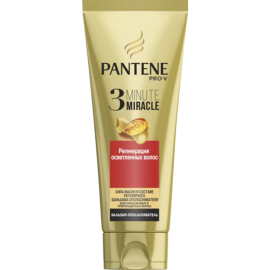 Бальзам «Pantene» 3 Minute Miracle, регенерация осветленных волос, 200 мл