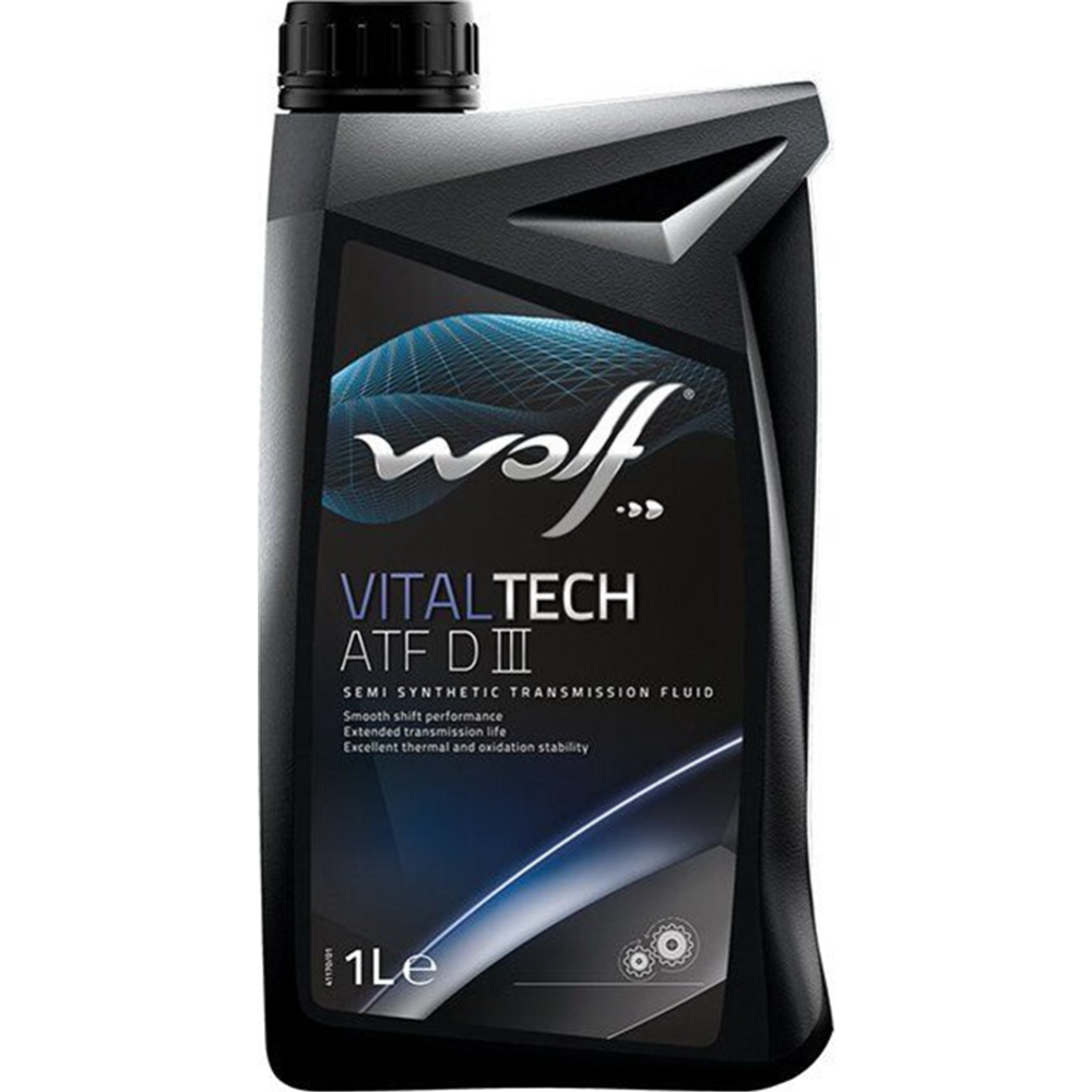 Картинка товара Масло трансмиссионное «Wolf» VitalTech, ATF DIII, 3006/1, 1 л