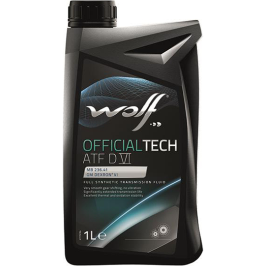 Масло трансмиссионное «Wolf» OfficialTech, ATF DVI, 3008/1, 1 л