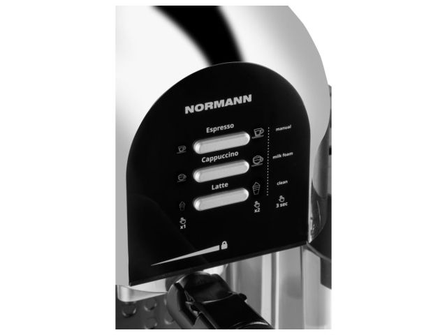 Кофеварка ACM-526 NORMANN (эспрессо; 15 бар; 1,4 кВт; 1,0 л; автом.капучинатор) (ACM-526)