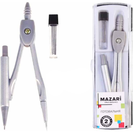 Готовальня «Mazari» M-4497, 2 предмета