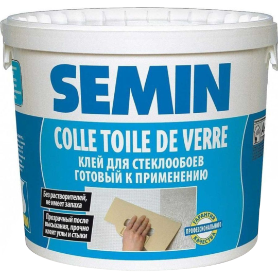 Клей «Semin» Colle Toile De Verre, белая крышка, 20 кг