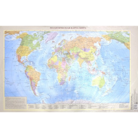 Покрытие настольное «ДПС» Карта мира, 2129.М