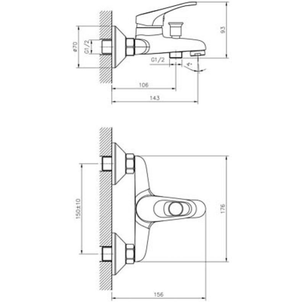 Смеситель «Decoroom» DR21035