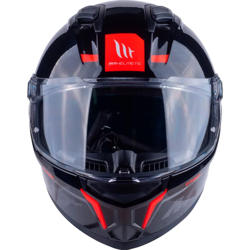 Мотошлем «MT Helmets» Stinger 2 Solid, размер M, глянцевый черный